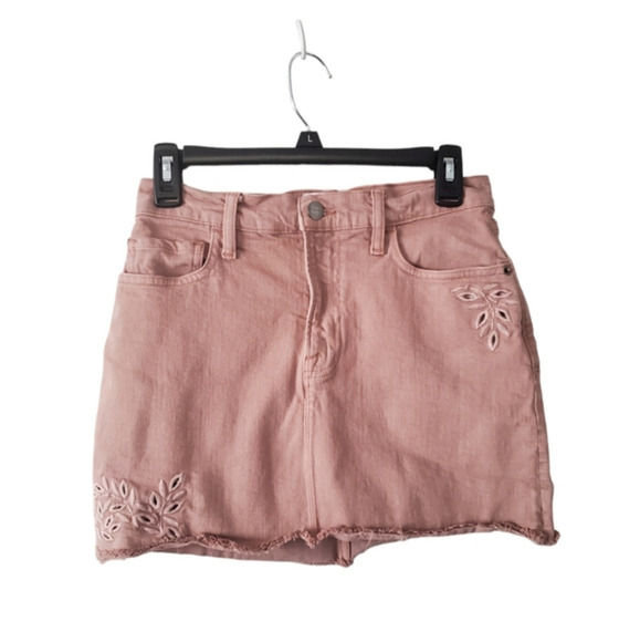 Frame Le Mini Skirt‎ Foliage Embroidered Mini Skirt - Picture 1 of 6